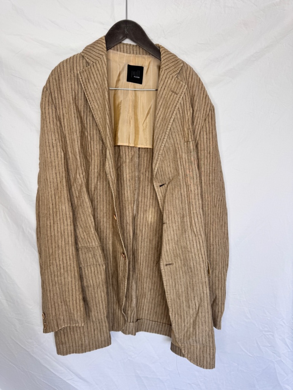 Pal Zileri Pinstripe Blazer - Tan